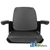 A & I Products Complete Seat, w/ Flip-Up Arms, BLK VINYL 26" x19" x19" A-CS140-1V